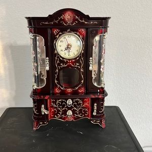 Ballerina Musical jewelry box with clock
